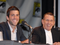 Zachary Quinto y Leonard Nimoy. El nuevo y el clásico Spock